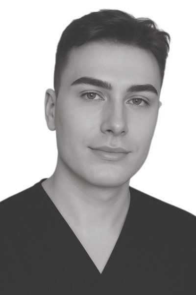 A head shot of Fraser