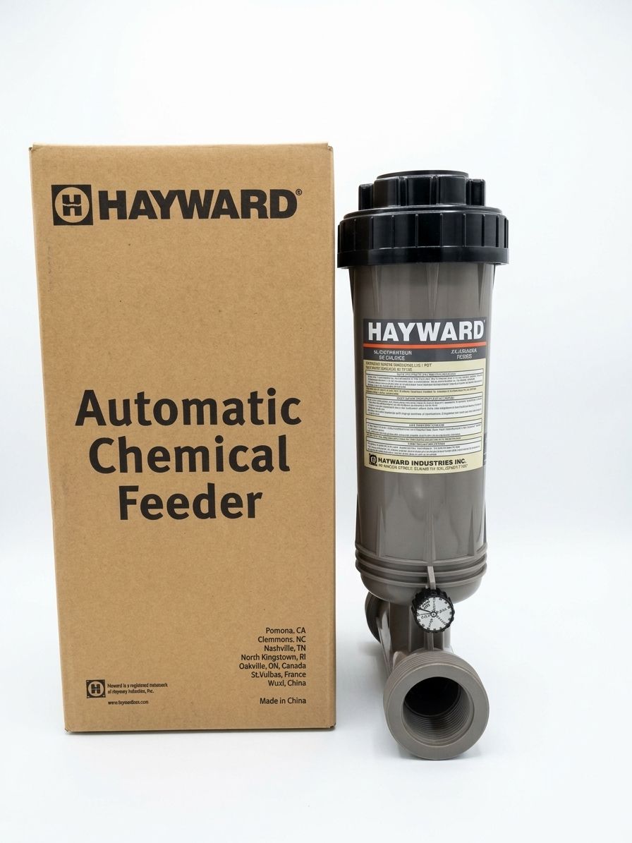 Clorador automático Hayward, envase del producto