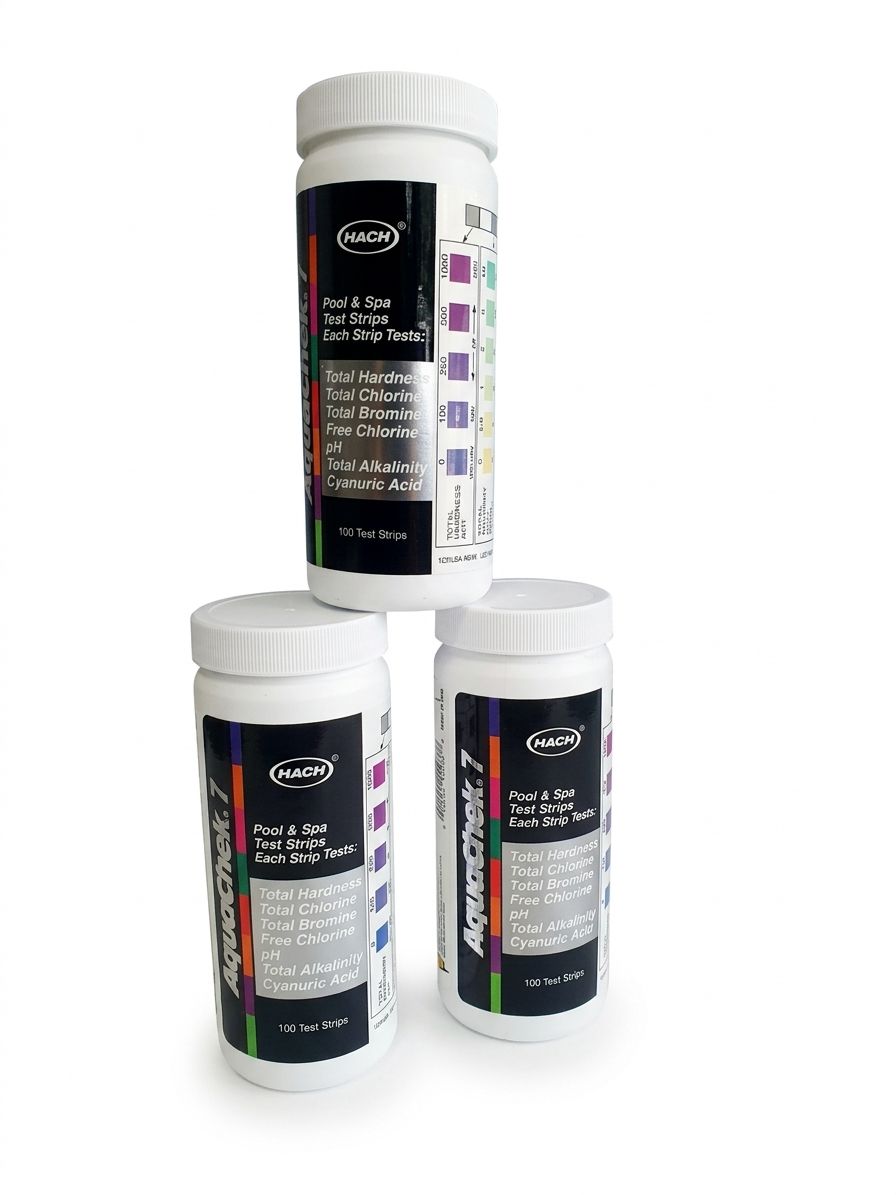 Tiras de prueba AquaChek 7 pasos, envase del producto