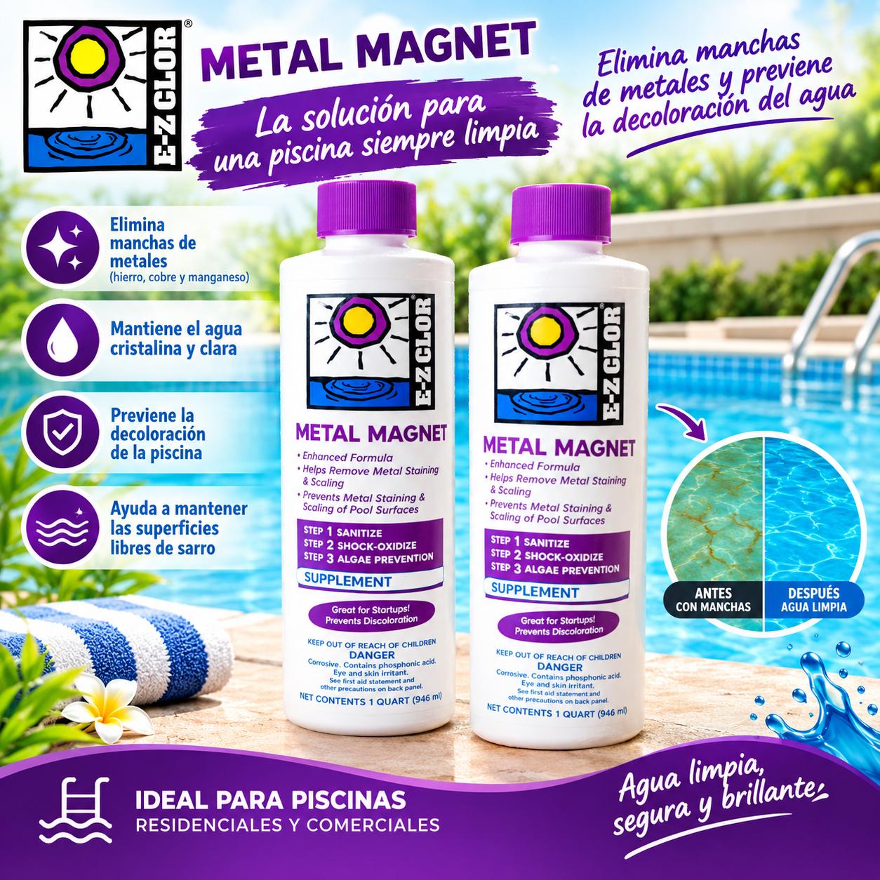 Metal Magnet, envase del producto