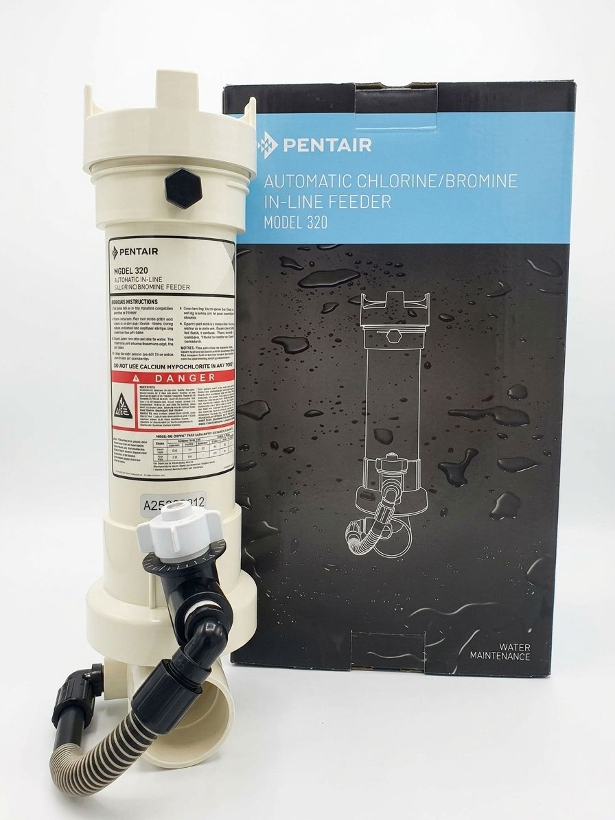 Clorador automático Pentair 320, envase del producto