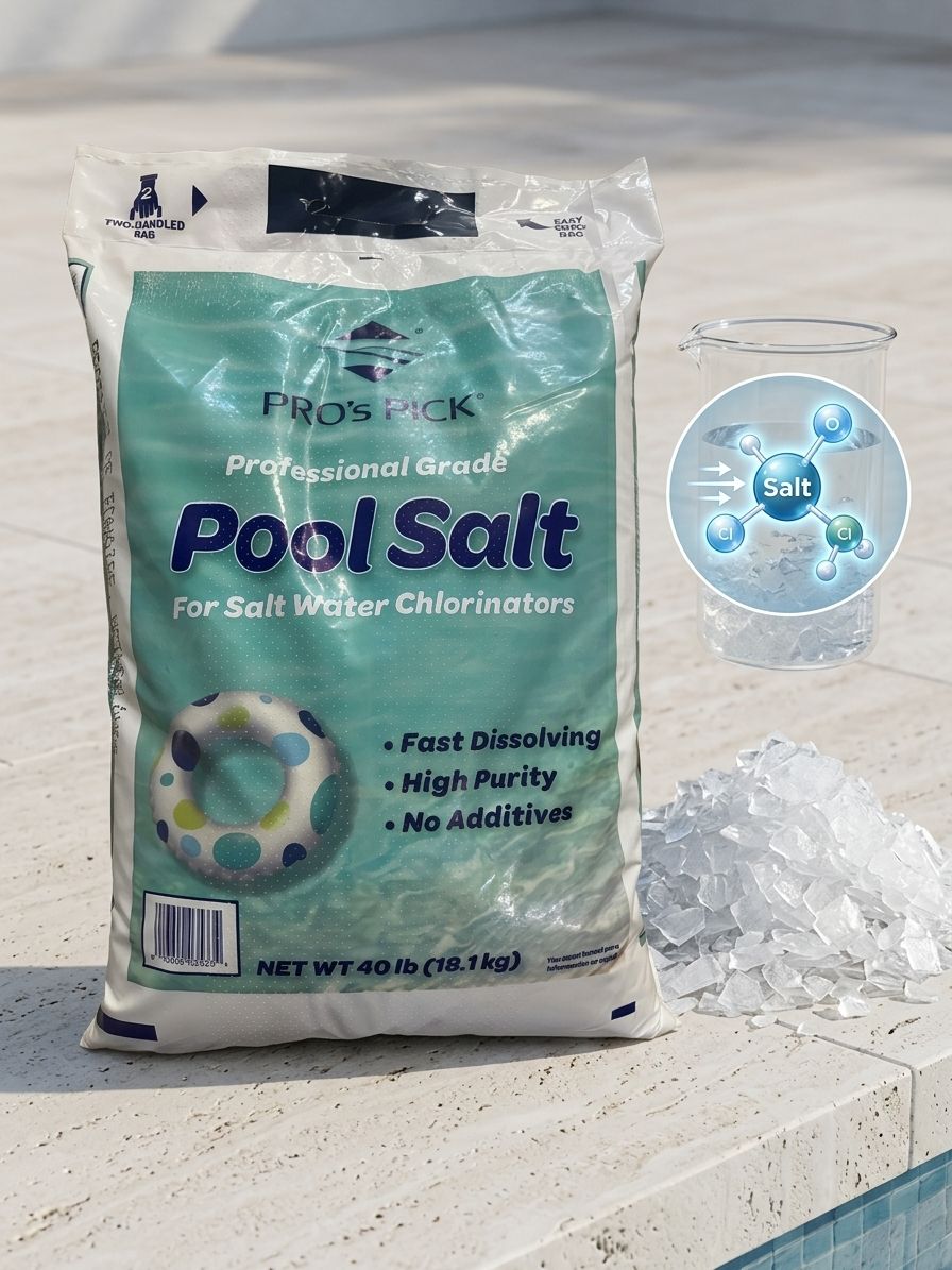 Pool Salt (alta pureza), envase del producto