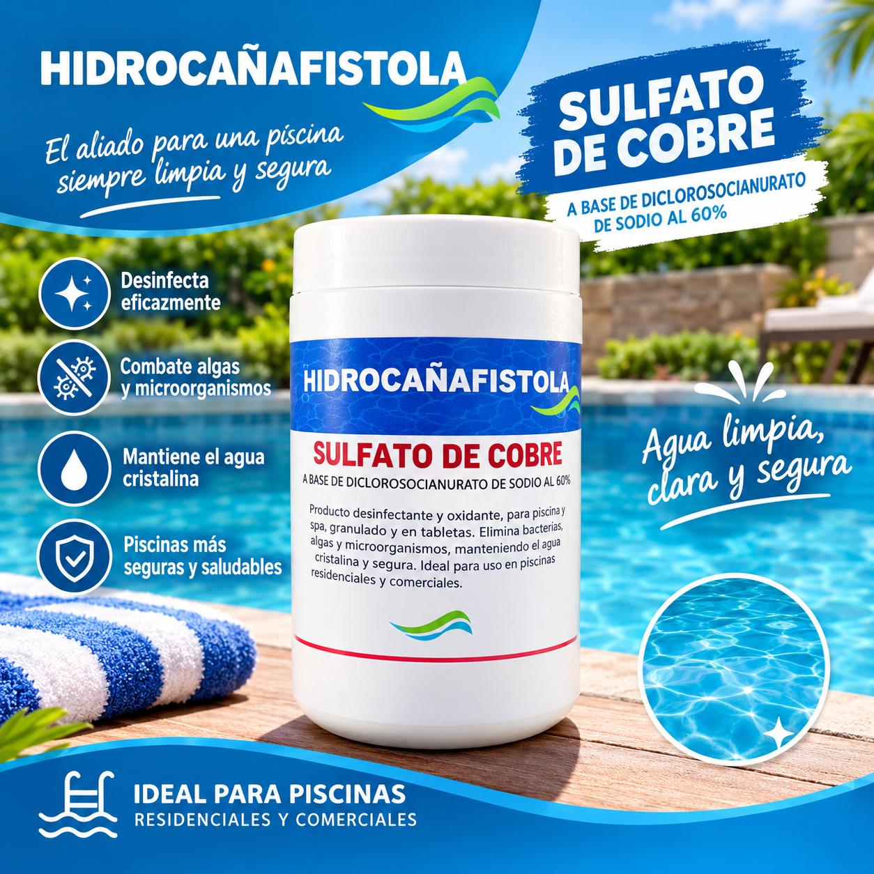 Sulfato de Cobre, envase del producto