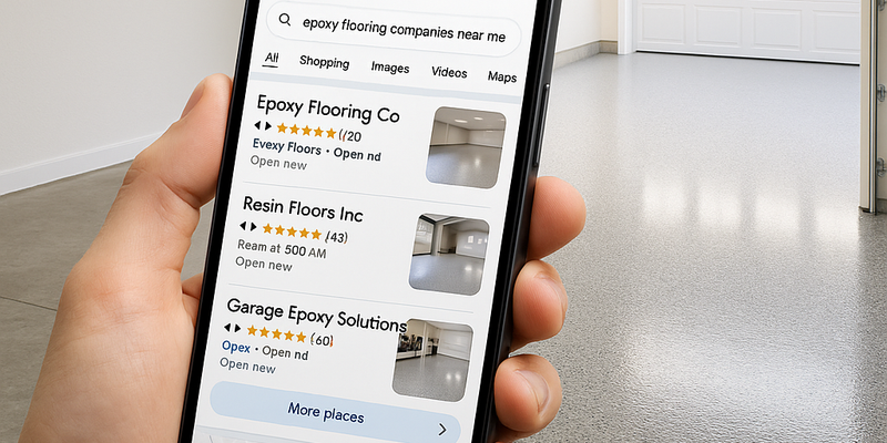 How to Stand Out as the Top “Epoxy Flooring Company Near Me” in Your Area