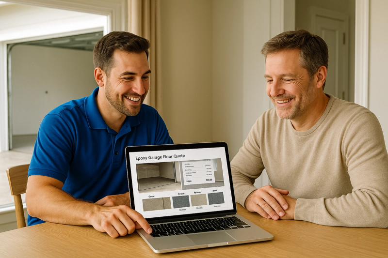 How to Explain Epoxy Garage Floor Costs to Clients Without Losing the Sale