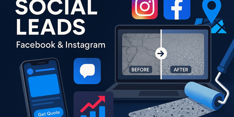 Get Epoxy Leads with Facebook & Instagram | A Contractor's Guide