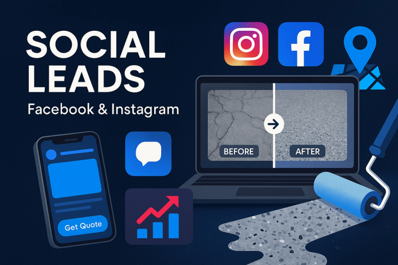 Get Epoxy Leads with Facebook & Instagram | A Contractor's Guide