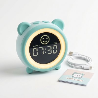 LittleHippo Mella Ready-to-Rise Children's Trainer Clock