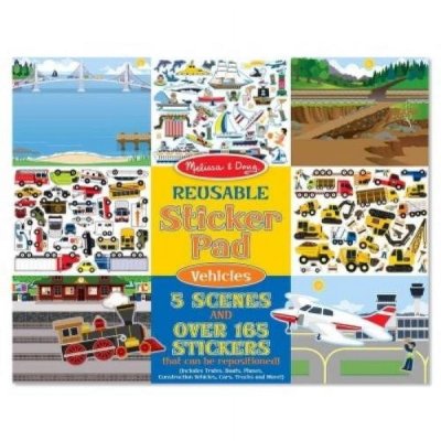 Melissa & Doug Reusable Puffy Sticker Activity Pads