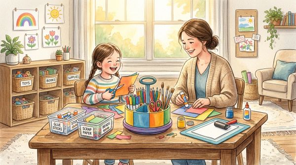 5 Creative Ways to Organize Kids' Art Supplies and Craft Bins on a Budget
