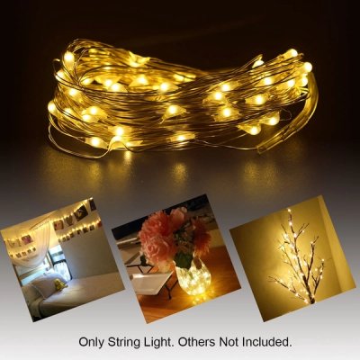 Dimmable Warm Amber & Copper Fairy Lights