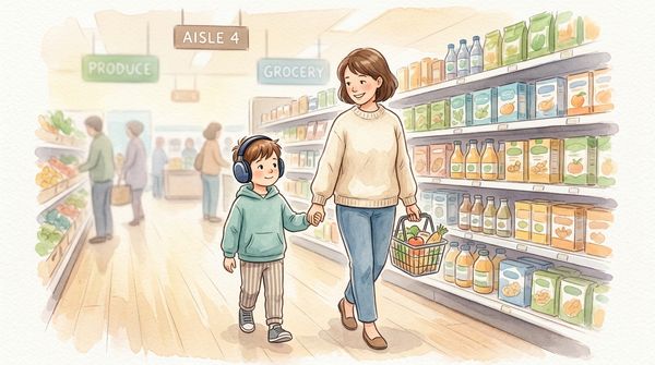 Grocery Shopping with Autistic Kids: Surviving Sensory Overload in Public