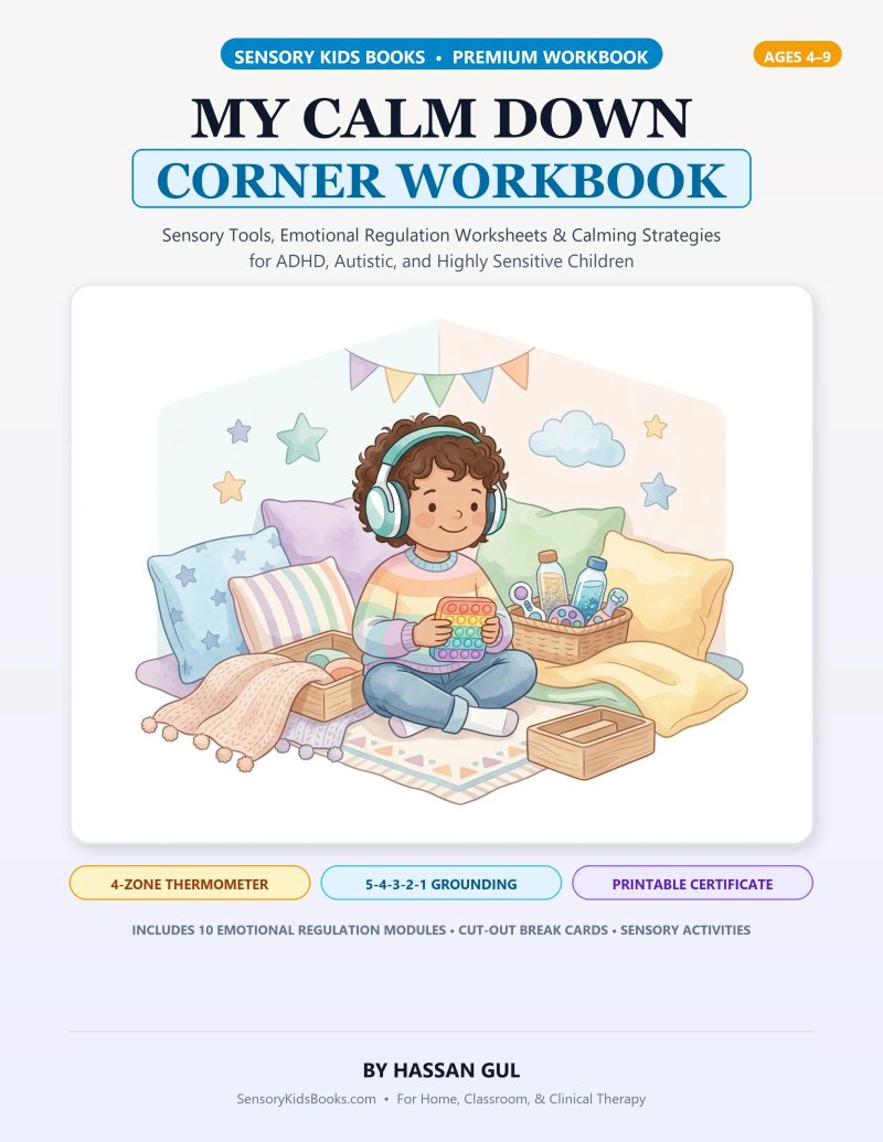 My Calm Down Corner Workbook Front Cover