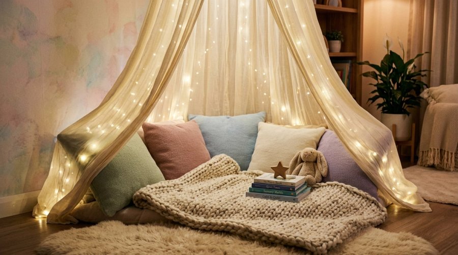 How to Create a Calm Sensory Corner at Home (On a Budget)