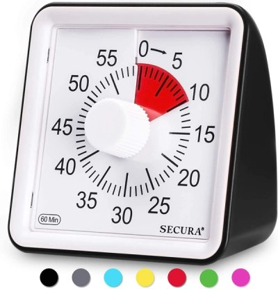 Secura Magnetic 60-Minute Visual Timer