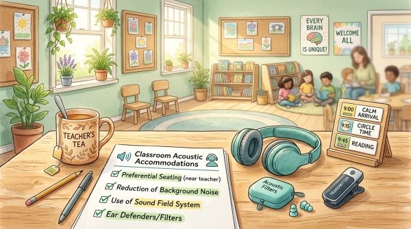 Auditory Processing Disorder (APD) in the Classroom: Acoustic Accommodations & School Strategies
