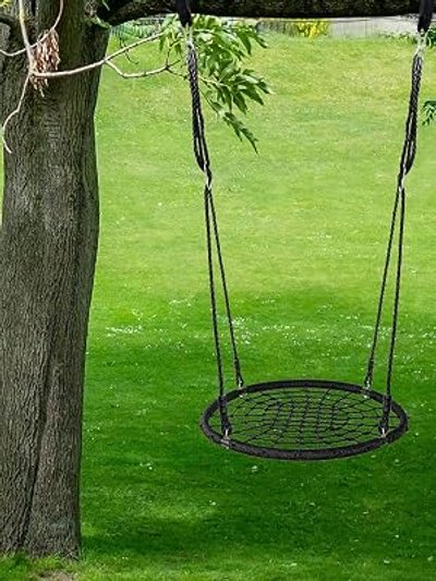 ZENY 48" Giant Web Platform Saucer Swing