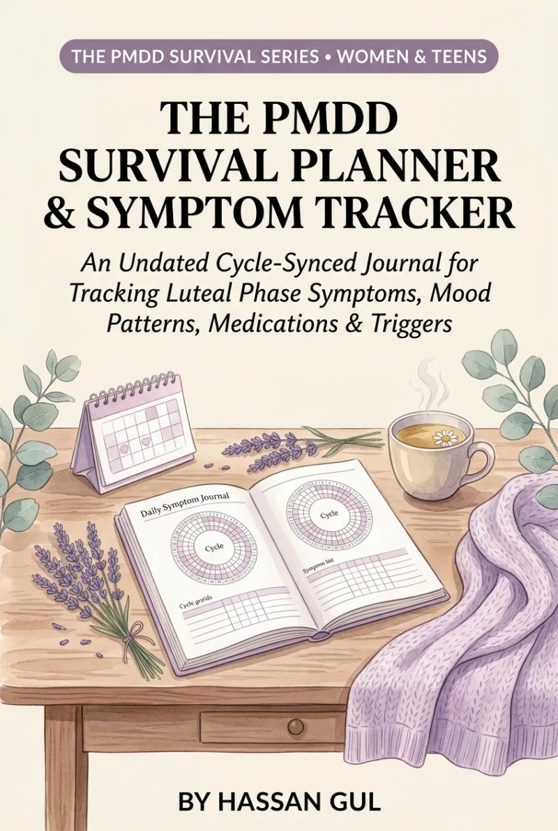 The PMDD Survival Planner & Symptom Tracker Front Cover