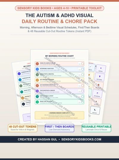 The Autism & ADHD Visual Daily Routine & Chore Chart Pack
