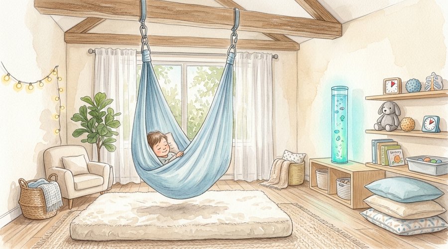 Top 5 Calming Sensory Swings for Indoor Sensory Diet Rooms: An OT & Architect Guide