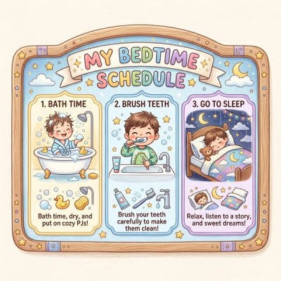 Visual Schedule Board for Kids