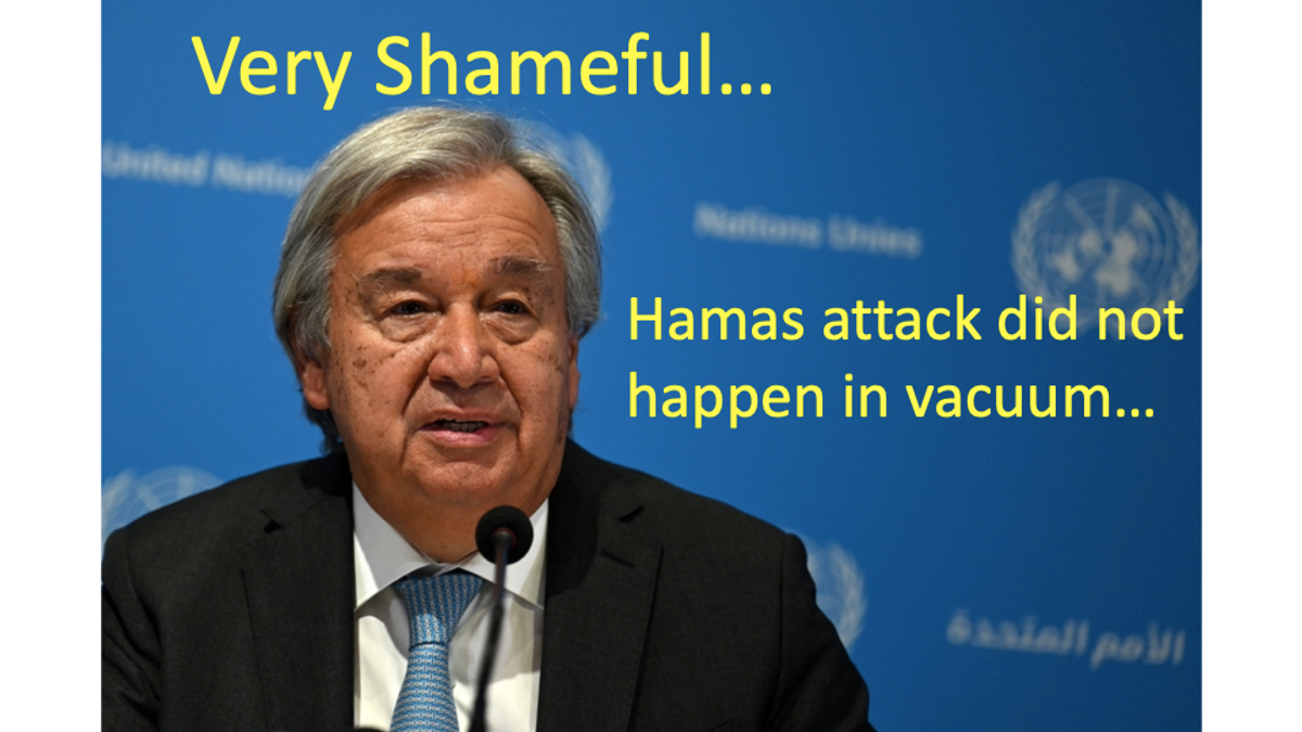 Shameful Guterres