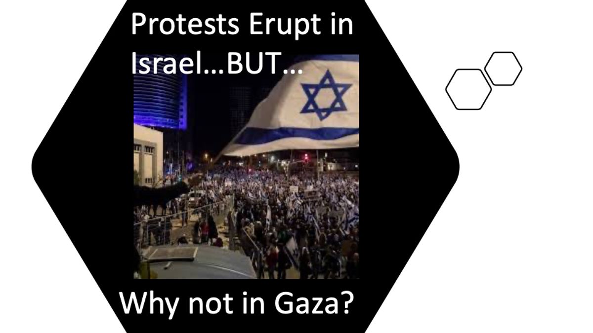 Why Palestinians don't Protest against Hamas?