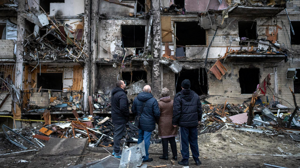 Ukraine in ruins