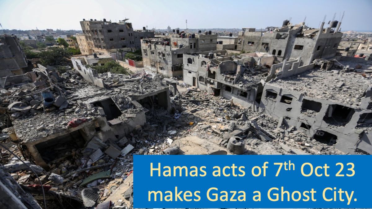 Hamas accountability in destruction of Gaza