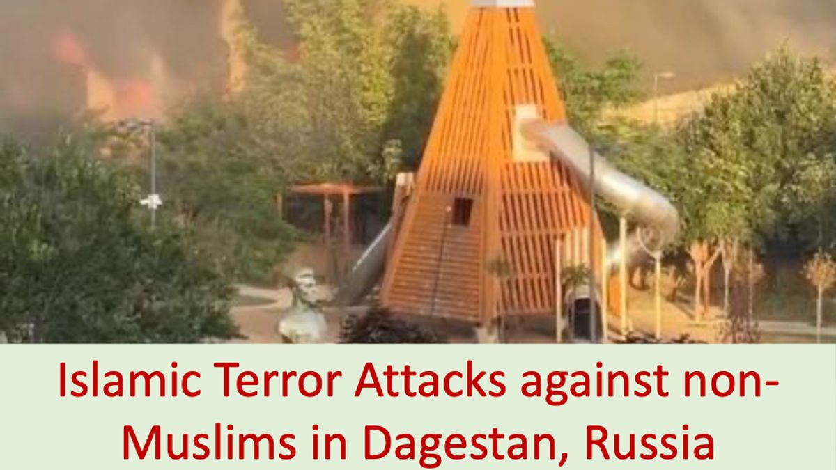 Islamic Terrorists burn Churches, Synagogues