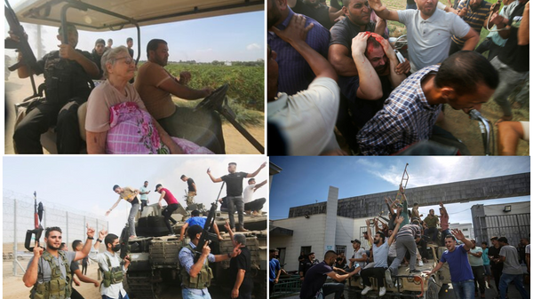 Barbaric Hamas Jihadists attack Jews off Israel
