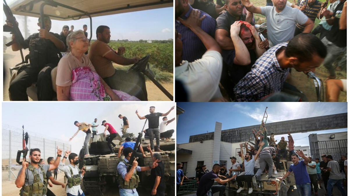 Barbaric Hamas Jihadists attack Jews off Israel