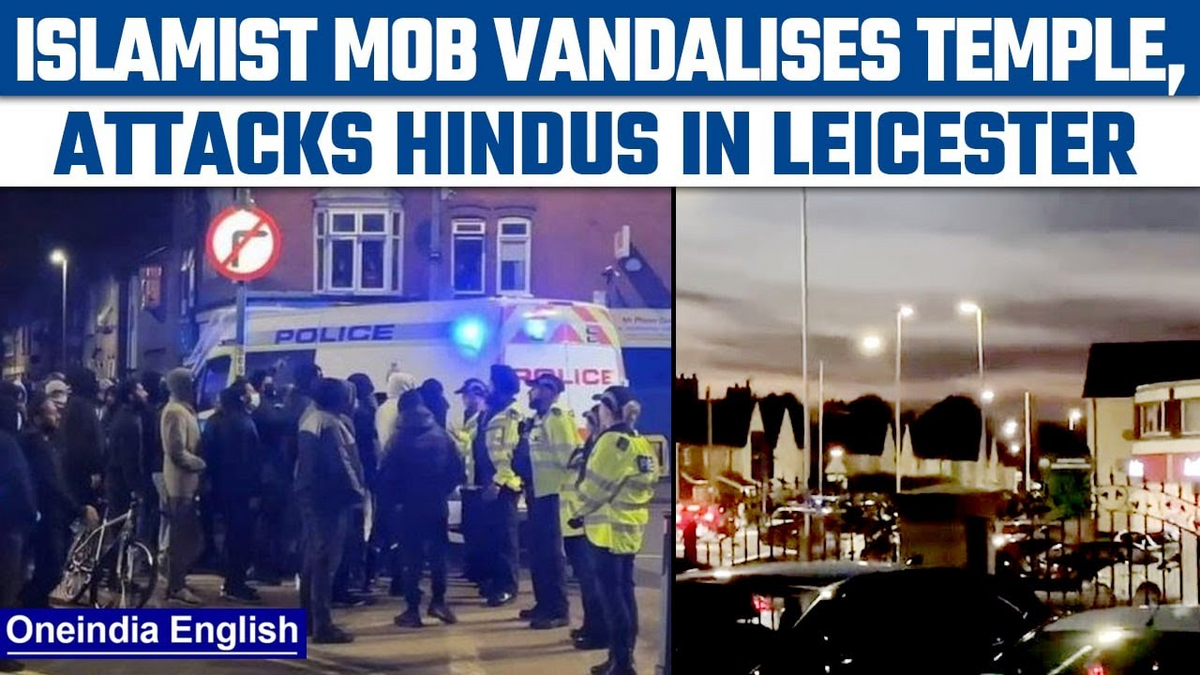 Islamists attack Hindus in Leicester, Britain