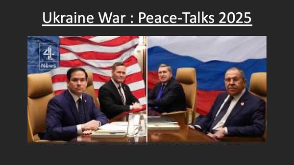 Peace Talks on Ukraine war