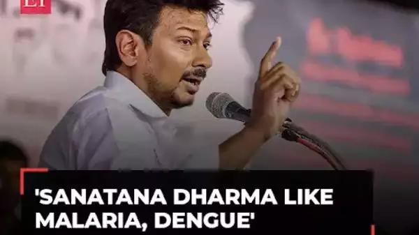 udaynidhi abusing Sanatan Dharm