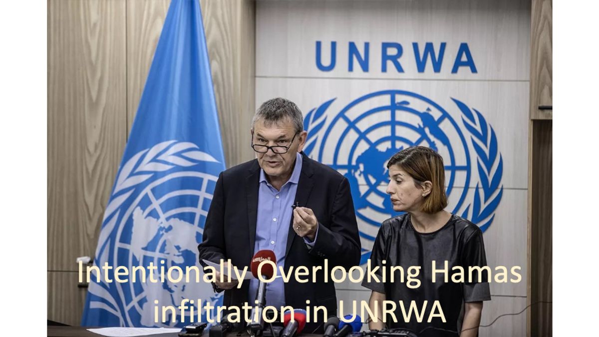 The dubious UNRWA serving Islamic cause