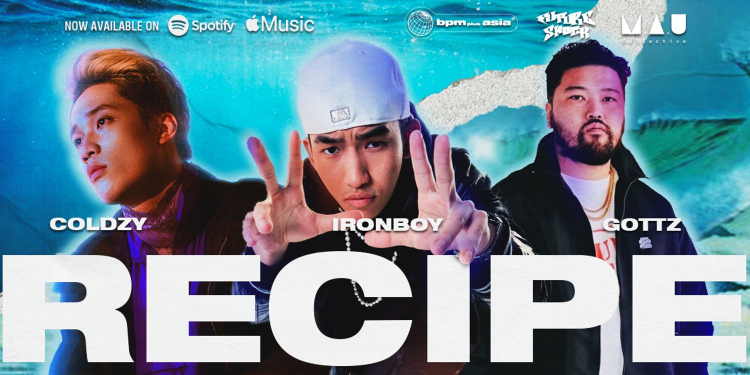 Image of Coldzy, IRONBOY and Gottz are summer-ready in the latest laidback party jam, “RECIPE”