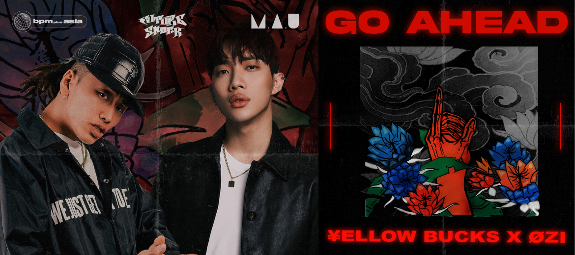 Image of M.A.U Collective and bpm plus asia continue to connect the Asian hip hop scene with the release “Go Ahead” single by ¥ellow Bucks and ØZI.