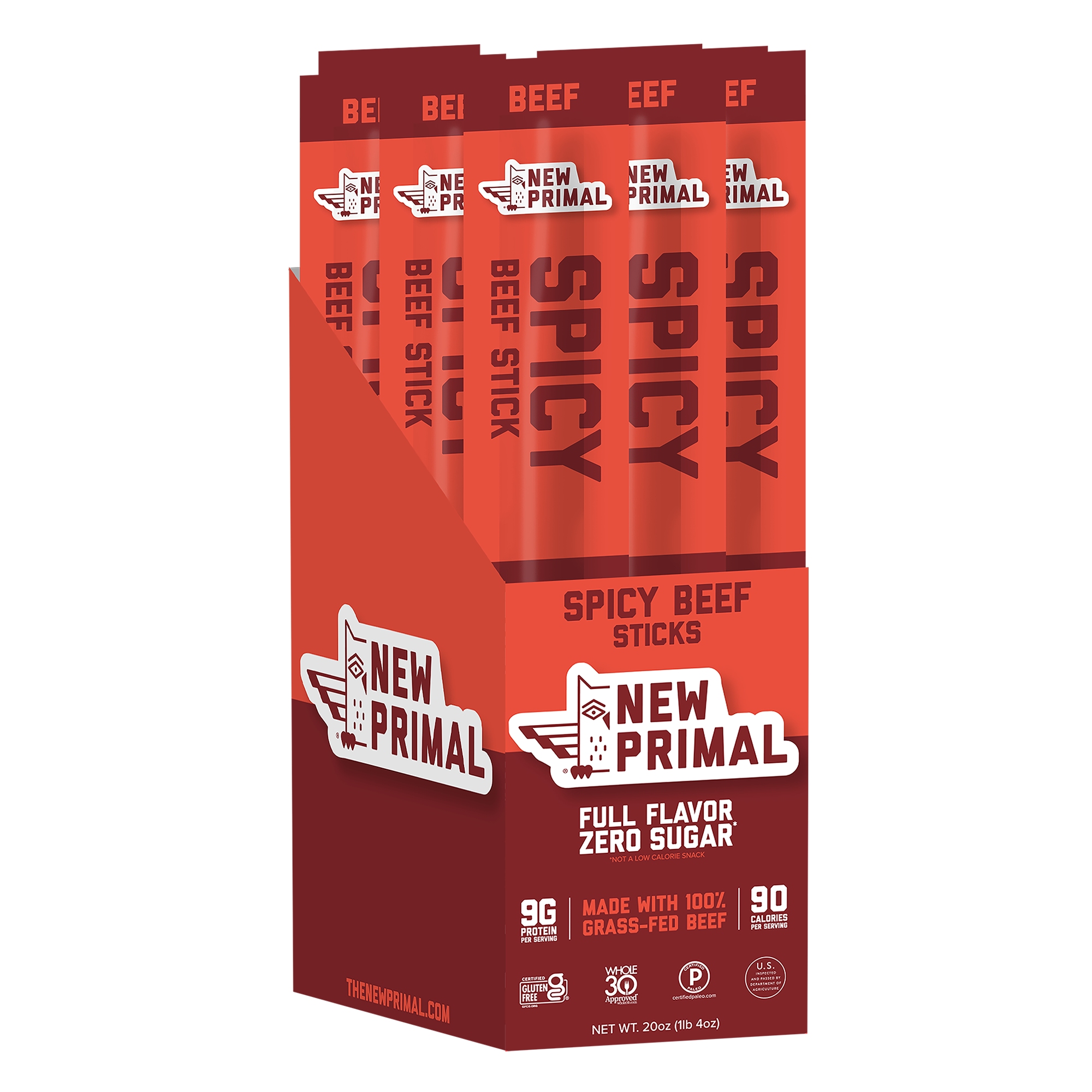 Classic Beef Meat Sticks 100% Grass-Fed Beef (1 Stick)