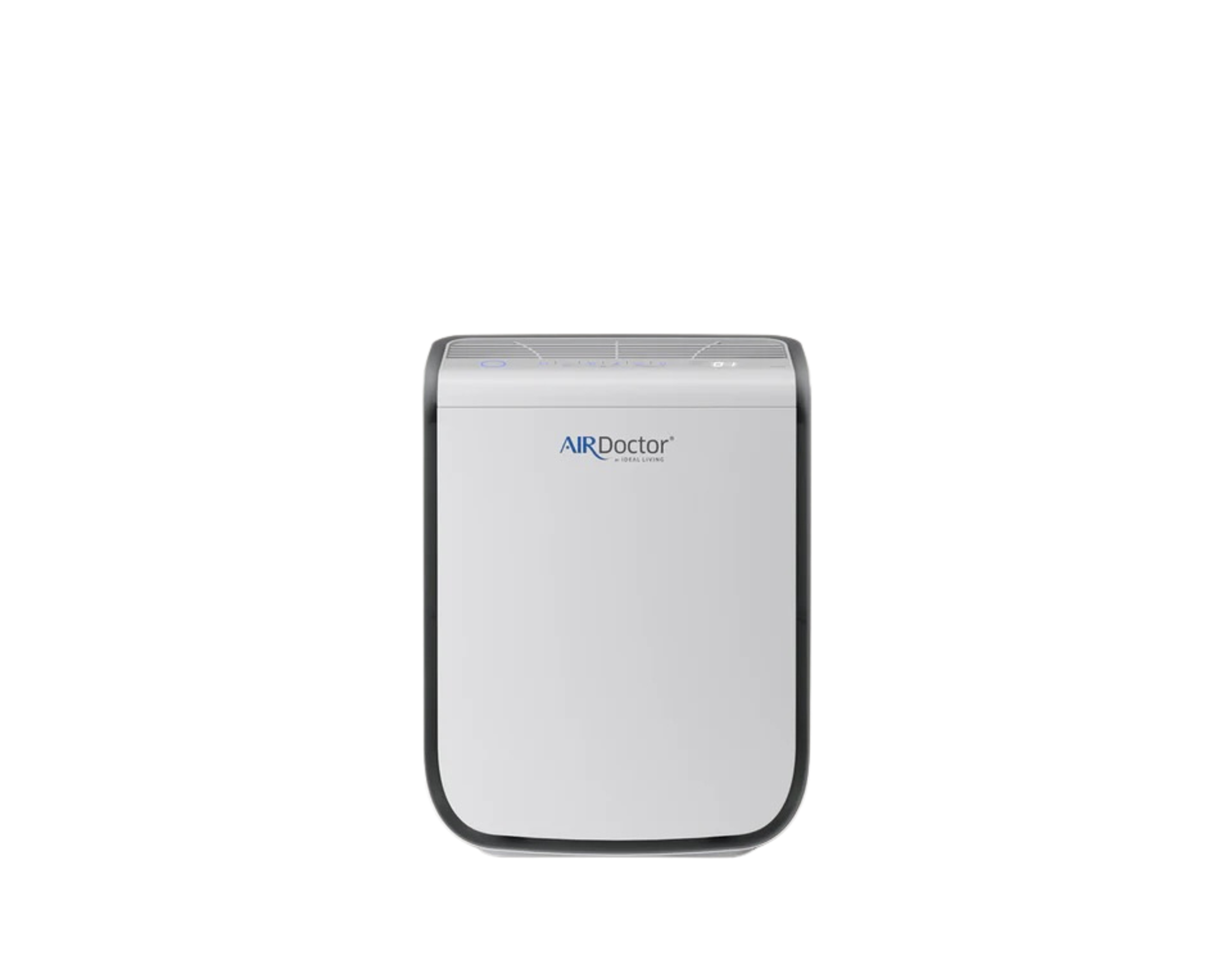 White and black AIRDoctor air purifier.