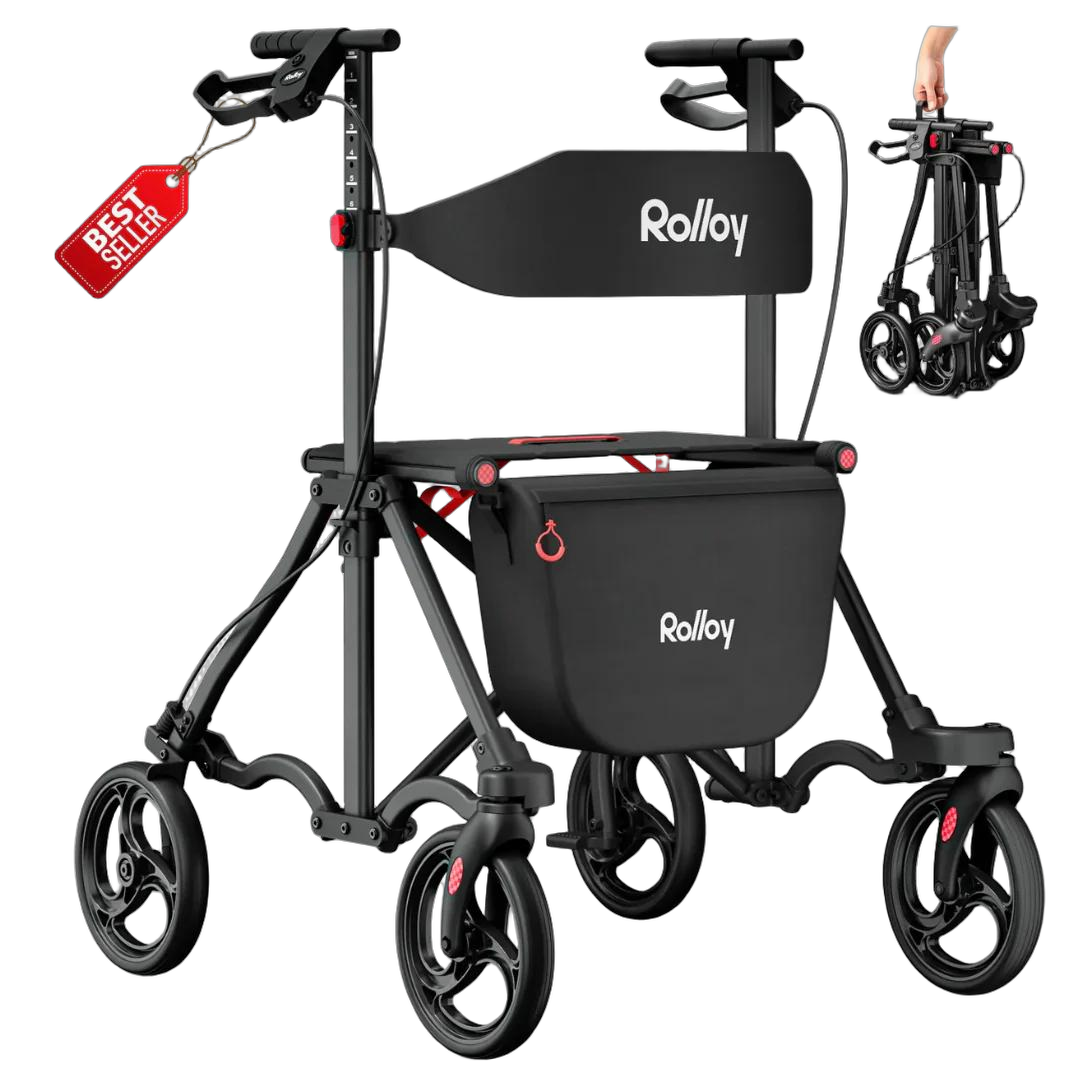 Rolloy Ultra Compact Master Rollator Walker