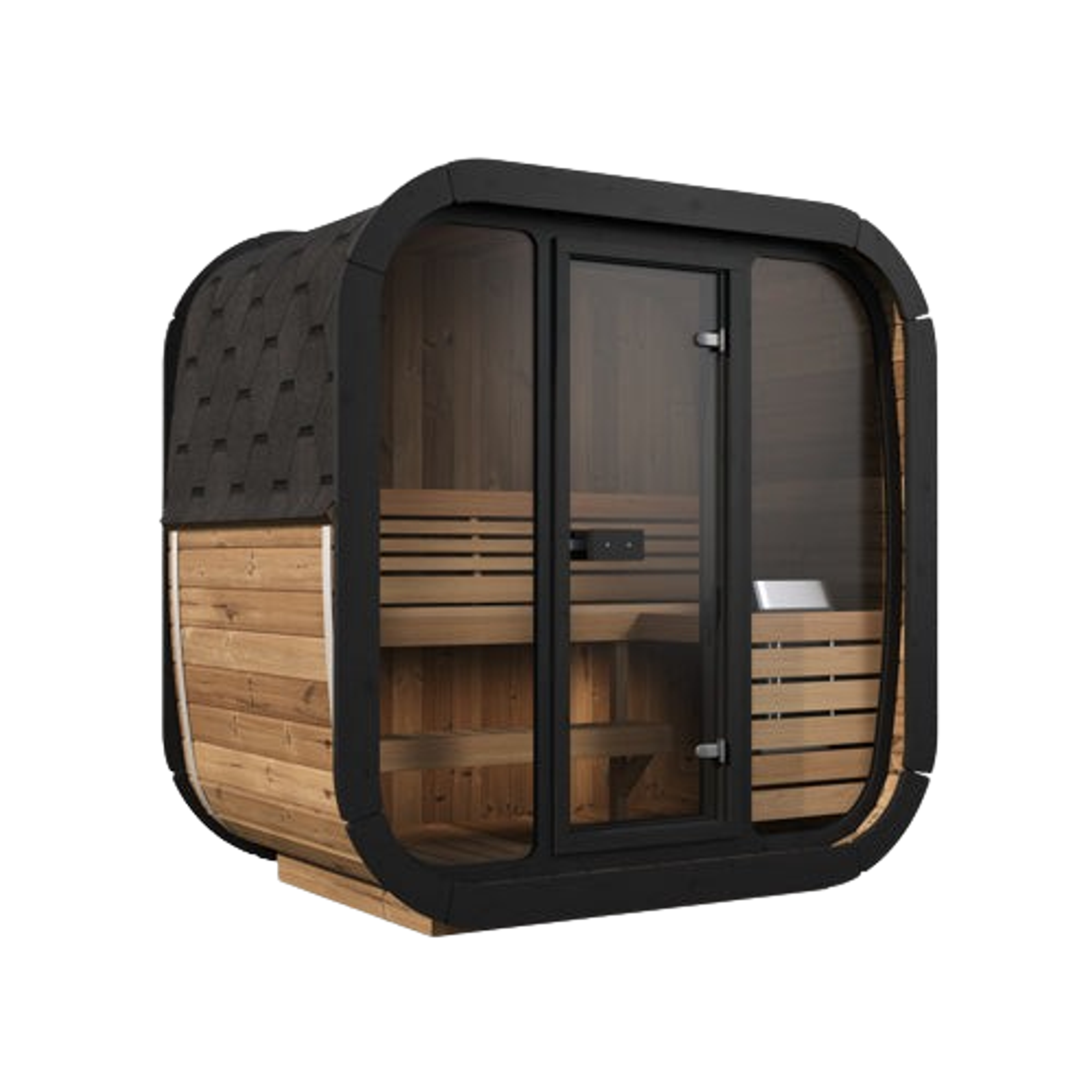 SaunaLife Cube CL4G Luxury 3 Person Outdoor Sauna
