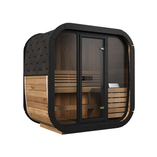 SaunaLife Cube CL4G Luxury 3 Person Outdoor Sauna