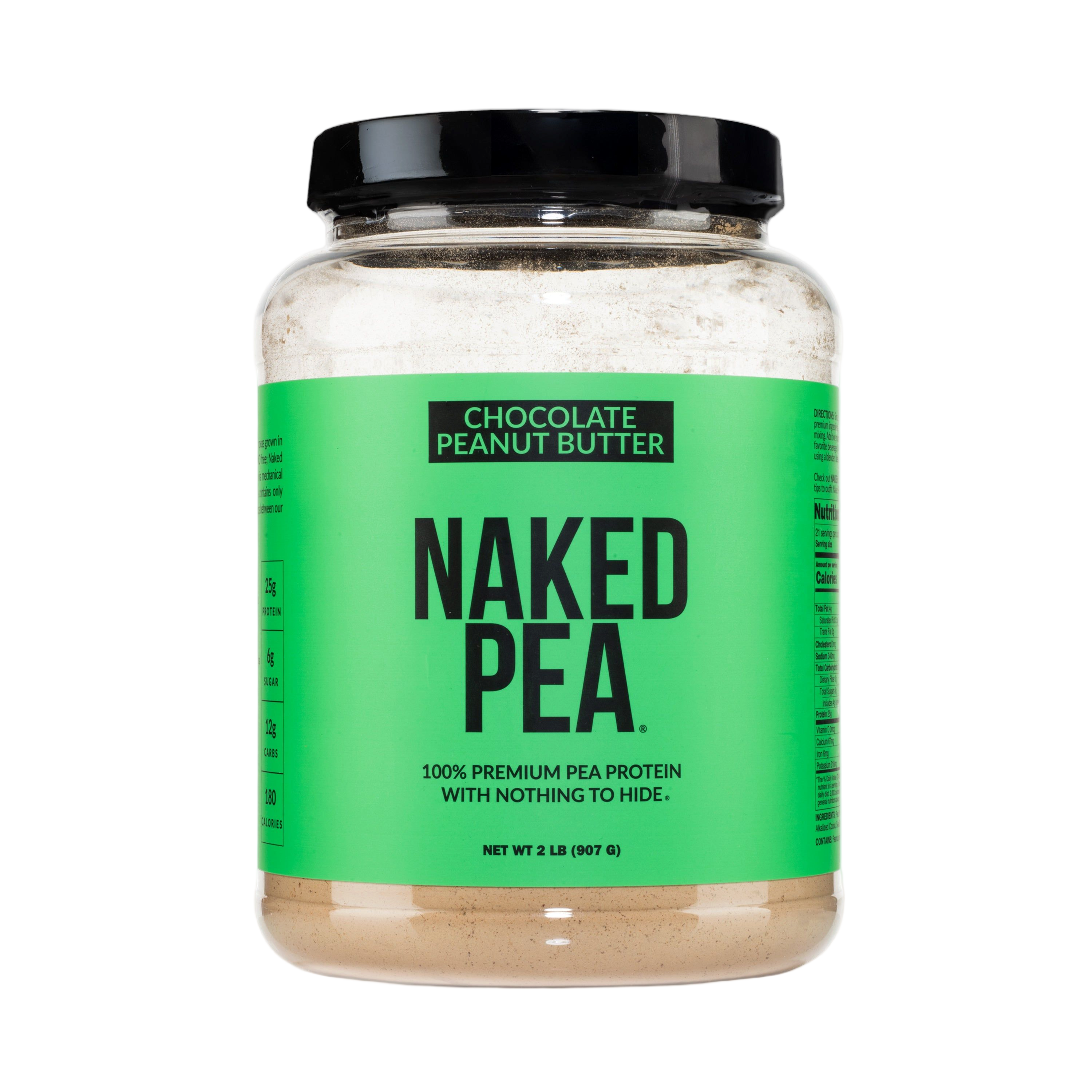 Bag of Chocolate Peanut Butter Pea Protein Powder, 2lb