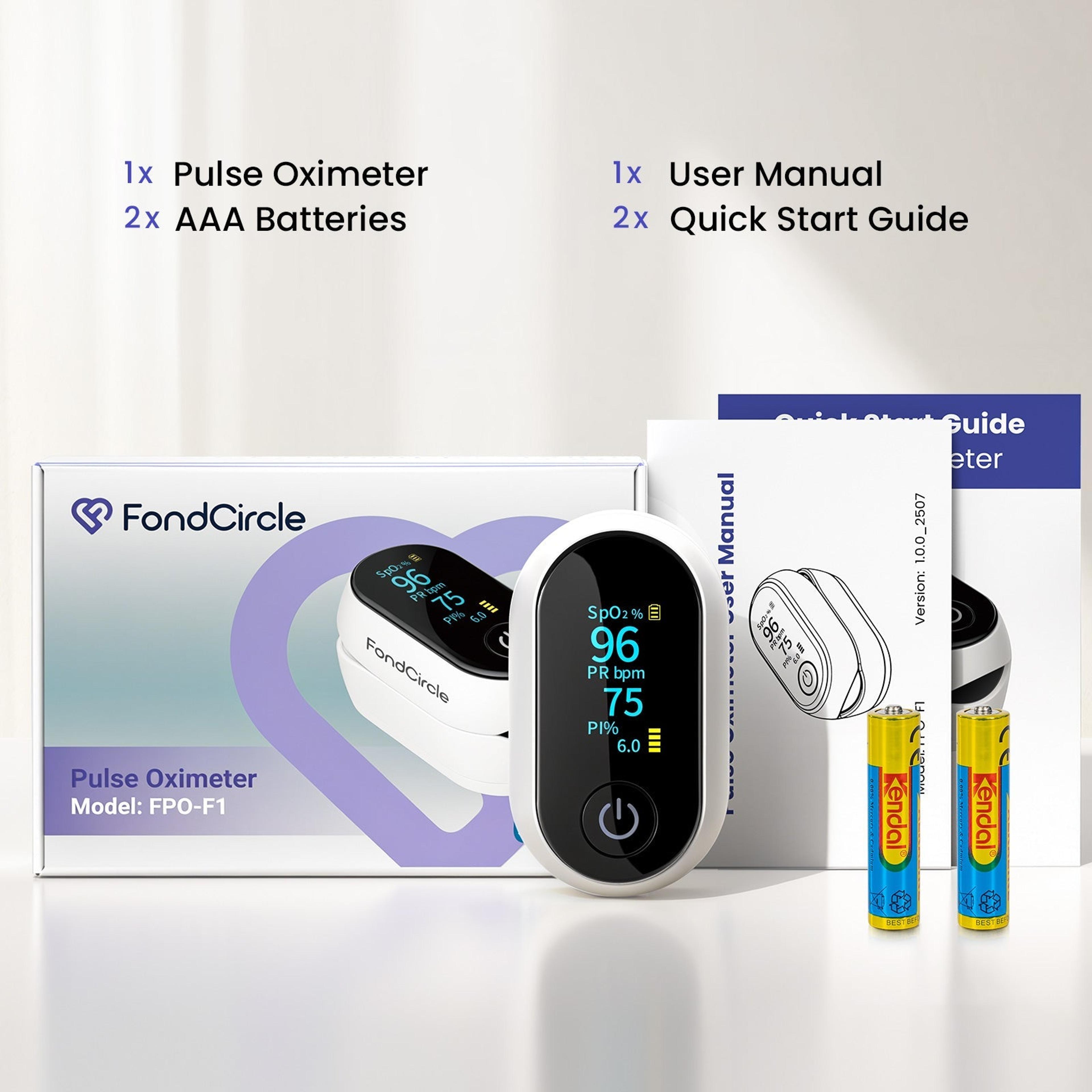 FondCircle F1 Fingertip Pulse Oximeter image 4