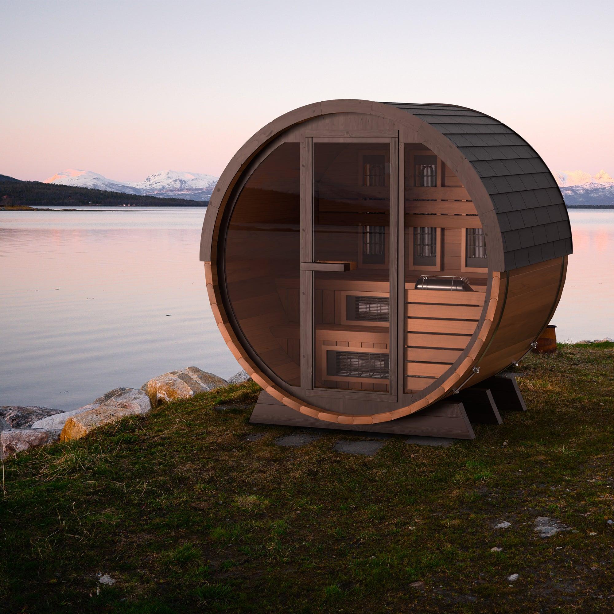 Finnmark FD-6 Infrared & Steam Barrel Sauna image 3