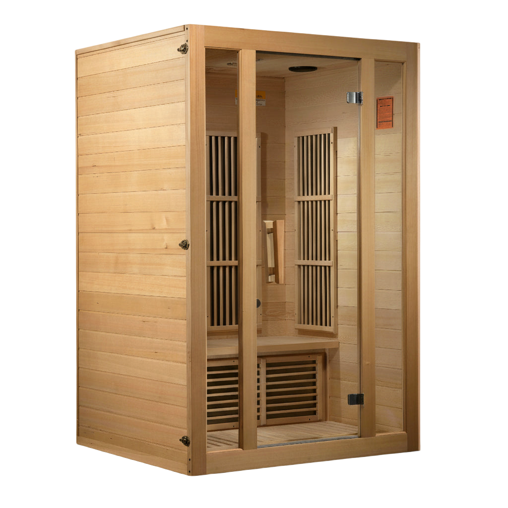Maxxus Seattle Elite 2-person infrared sauna exterior view