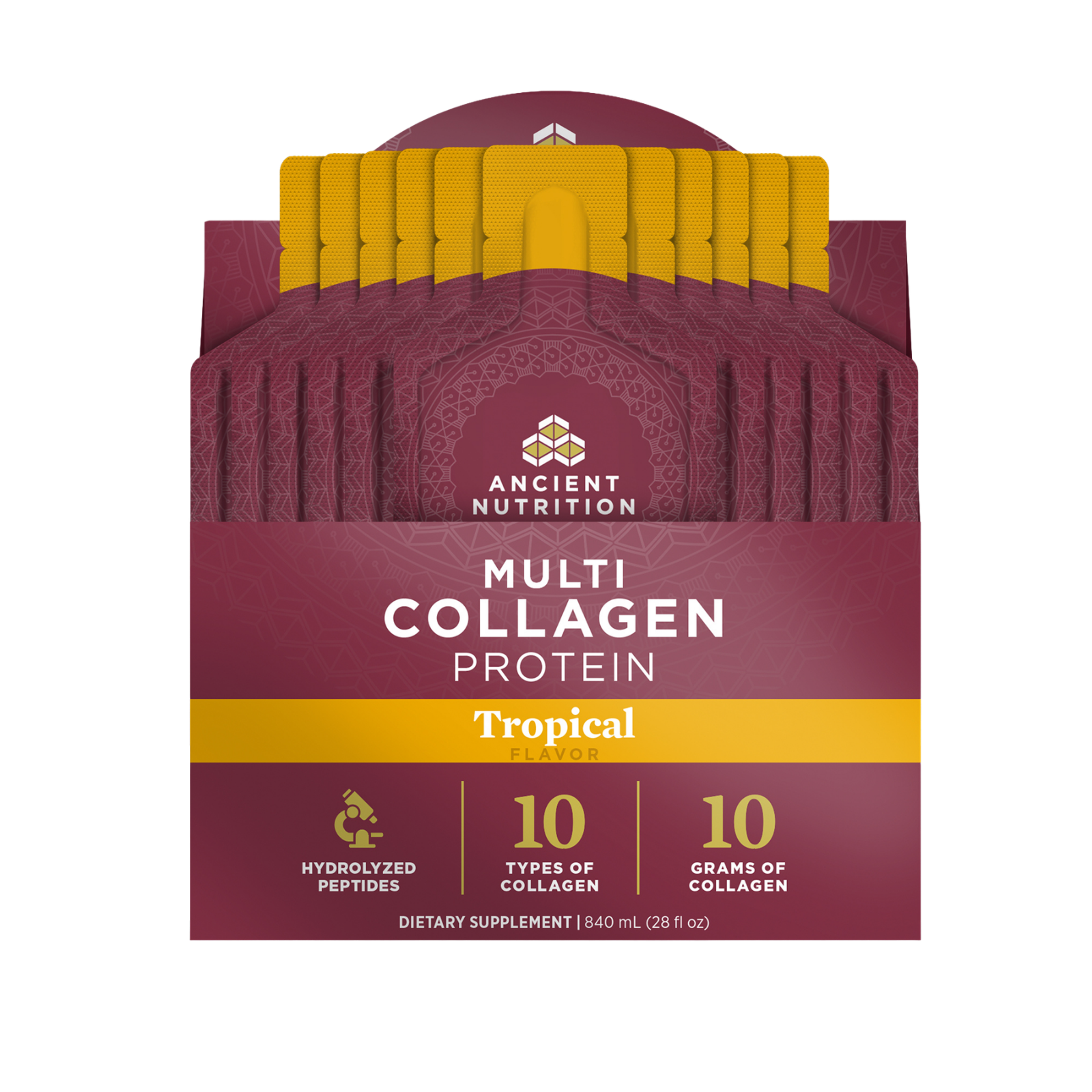 Multi Collagen Protein Gel Packs Tropical (28 Servings)