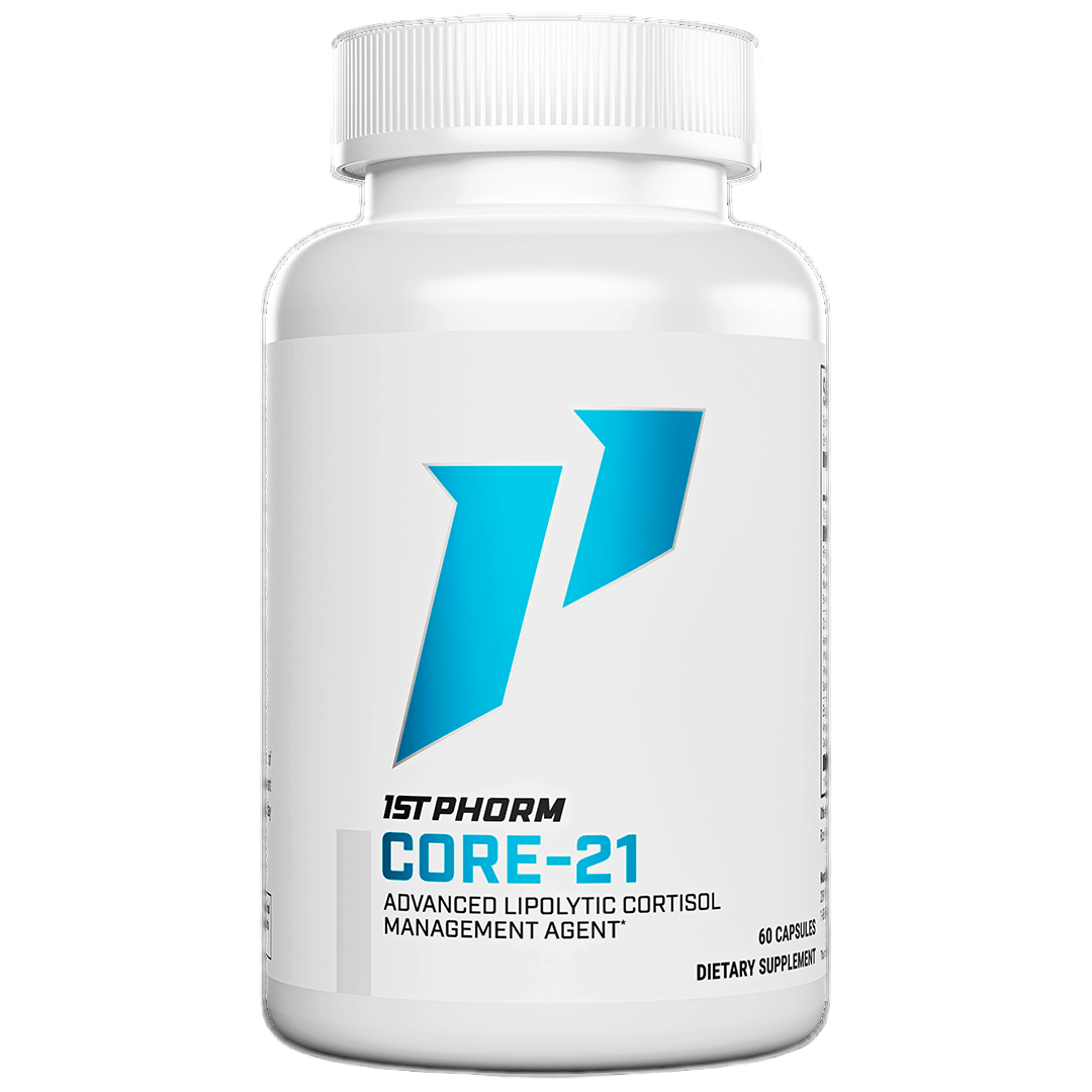 Bottle of 1st Phorm Core-21 supplement