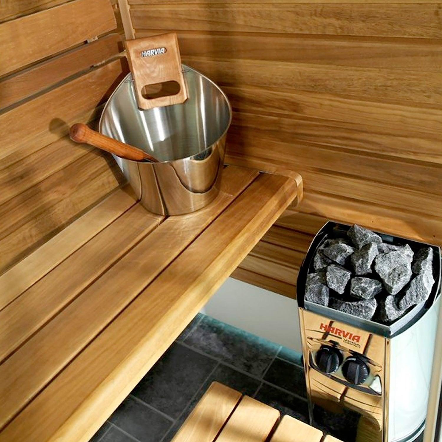 Harvia Vega 3.5kW Sauna Heater Package with Built-In Controls and Stones image 2